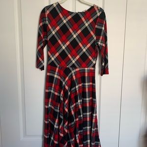 Unique Vintage Tartan Dress